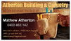 Atherton Building  Carpentry